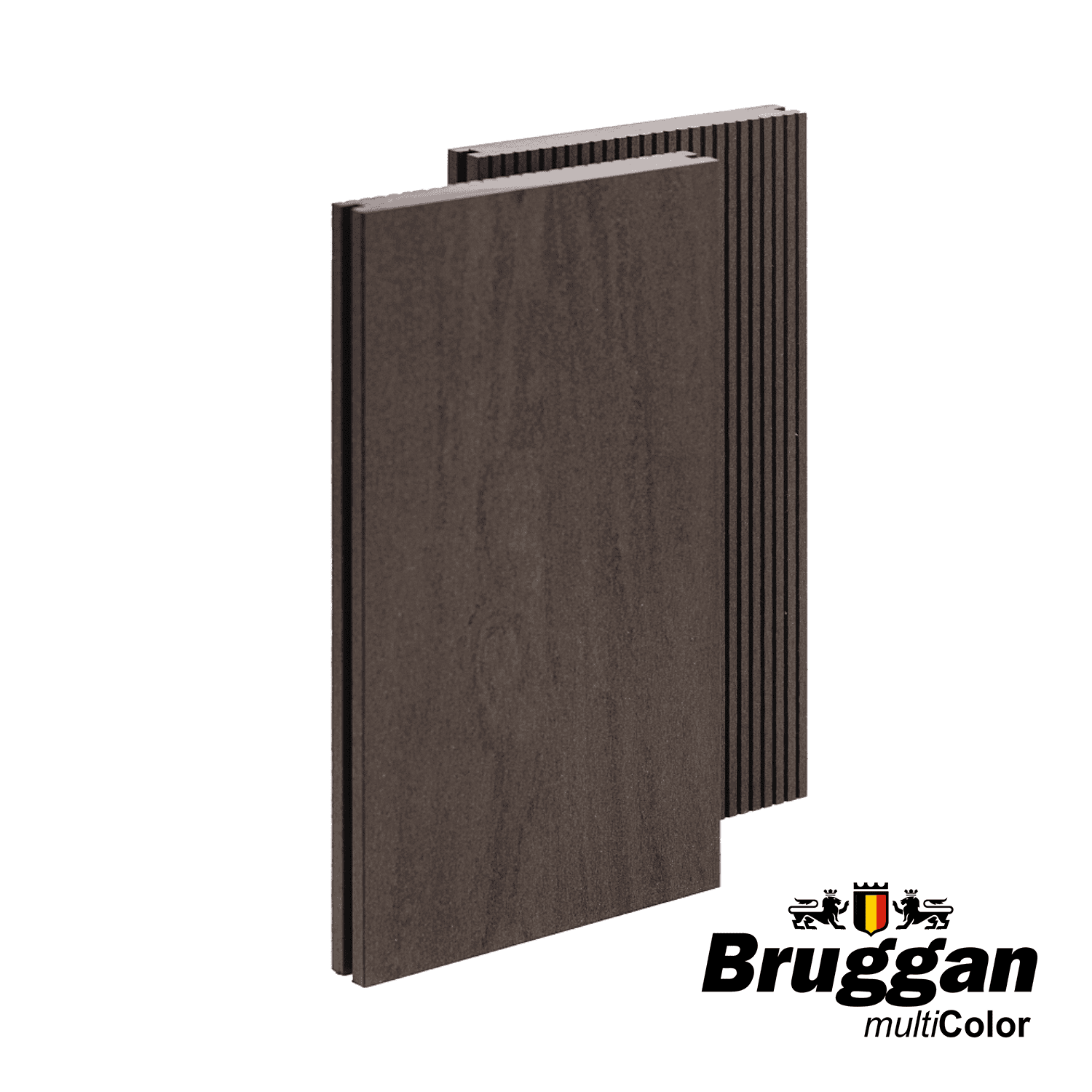 Террасная доска Bruggan Multicolor 160х19х3000мм Полнотелая Wenge