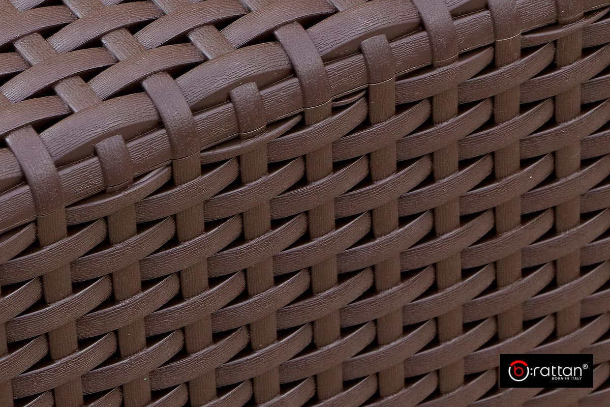 Комплект мебели RATTAN Premium 4 венге оранжевые подушки