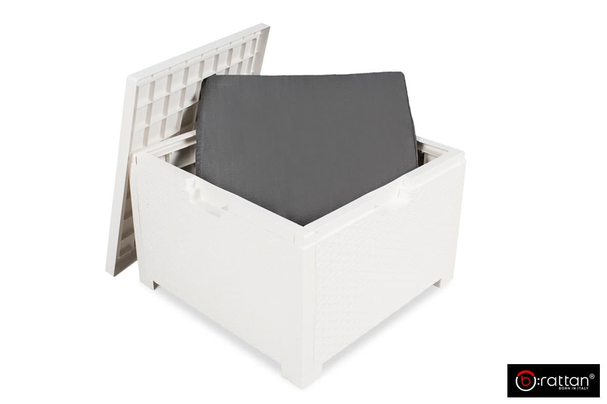 Ящик для подушек для мебели белый