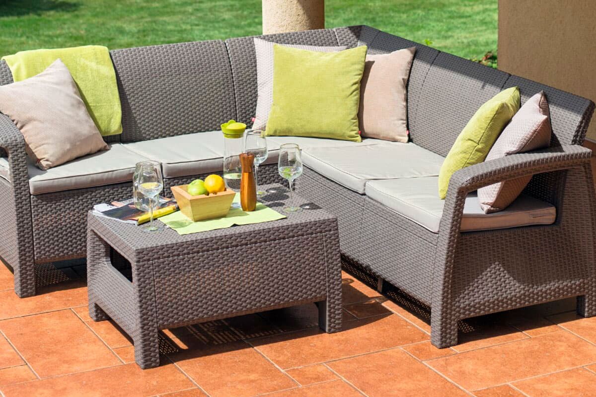 Комплект мебели Corfu Relax Set капучино