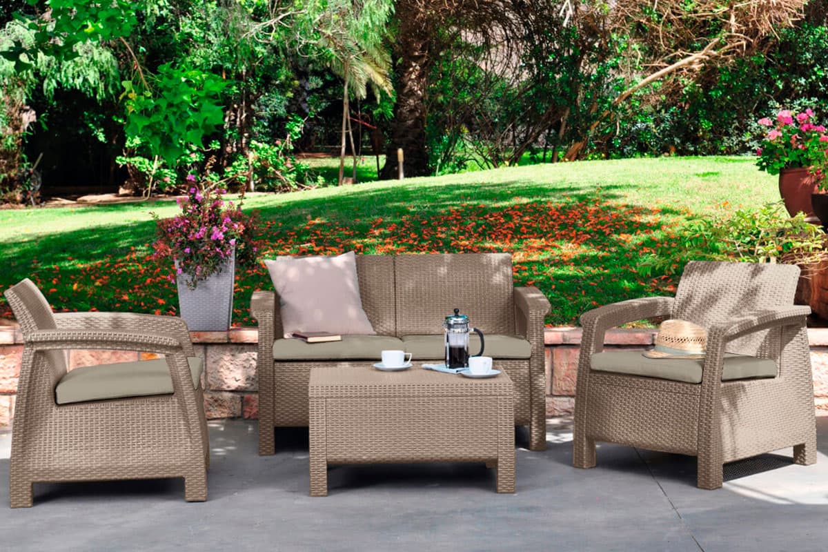 Комплект мебели Corfu Russia Set капучино