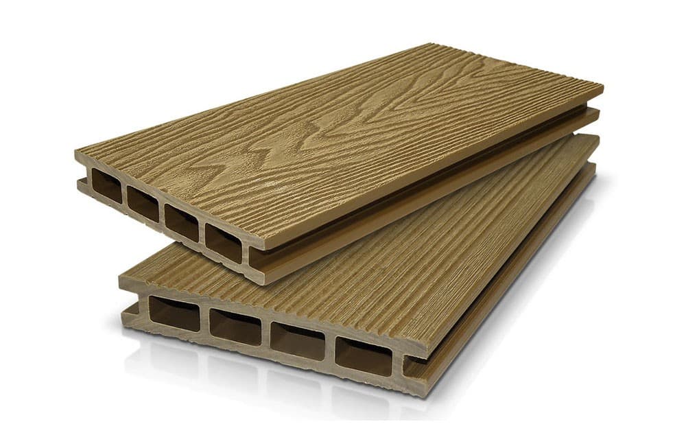 Террасная доска DeckLine Classic 3D-тиснение/вельвет (Бук)