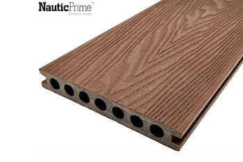 Террасная доска NauticPrime Resine, 148*22*4000, коричневый