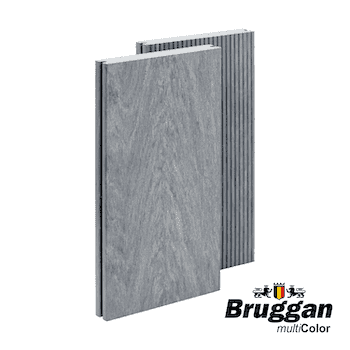 Террасная доска Bruggan Multicolor 140х19х3000мм Полнотелая Gray